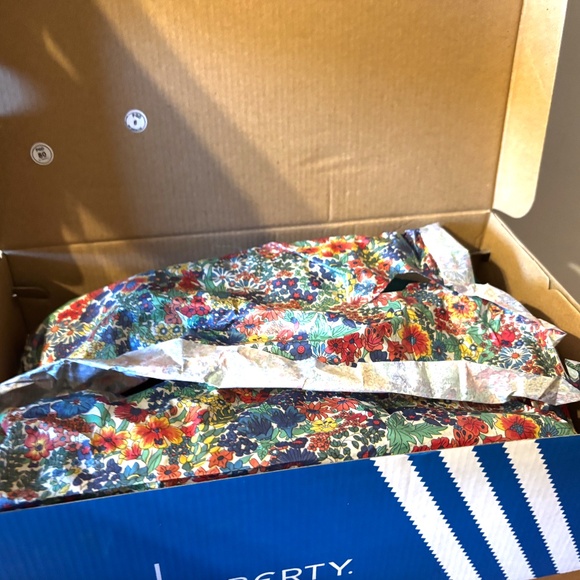 Adidas limited edition green floral Sambae sneakers made with Liberty fabric NWT - Picture 5 of 11
